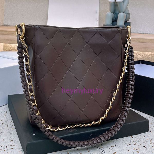 Designer Women 23A Borsa Hobo Scatta vintage Luxuria Francia Chaneil Cinta in pelle intrecciata a mano Small Hobos Hippie Borsed Lady Black Asconde Borse per la spesa