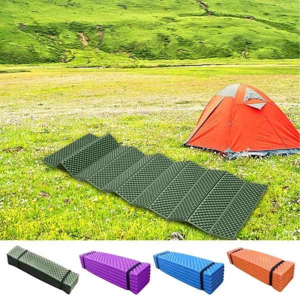 Matte Falten Freien Camping Matte Feuchtigkeits Matratze Ultraleicht Schaum Picknick Matte Ei Slot Strand Matten Zelt Isomatte Dropshipping