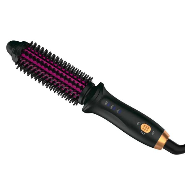 Eisen Elektrische Haar Curler Pinsel Heißer Heizung Kamm Keramik Haar Curling Pinsel Wellen Curling Eisen Salon Home Styling Werkzeuge