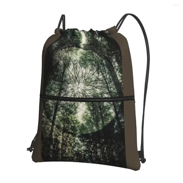 Zaino I Dreamed About A Forest (II) Zaini portatili Borsa con coulisse Pacchetto tasche portaoggetti per viaggi Sport Uomo Donna