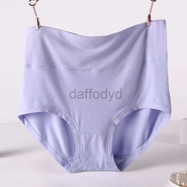 Mutandine da donna V001 4 Pz / lotto Vita alta Taglie forti Slip Lenceria per le donne Mutandine in fibra di bambù Intimo senza cuciture Bragas Mujer 24323