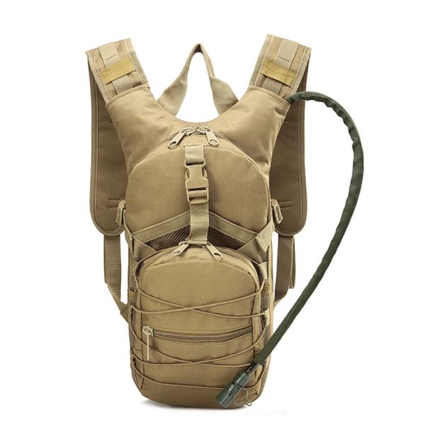 Taschen im Freien leichte taktische Wasserauffüllungen Rucksack Wanderung Camping Fahrrad Camo Tactical Water Flasche Wasserbeutel Rucksack