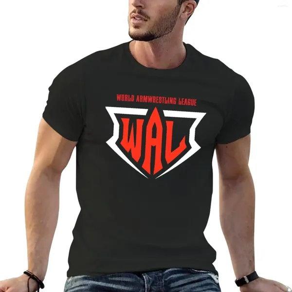 Polo da uomo Wal Tees T-shirt classica Appassionati di sport Top estivi vintage Magliette aderenti nere da uomo