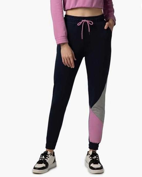 Roupas femininas Slim Fit Poly Cotton Track Pants