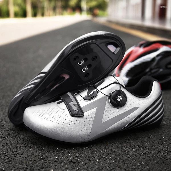 Radfahren Schuhe Männer Frauen Atmungsaktive Self-Locking Rennrad Turnschuhe Gummi Sohle Fahrrad Racing Sport Plus Größe 36-46