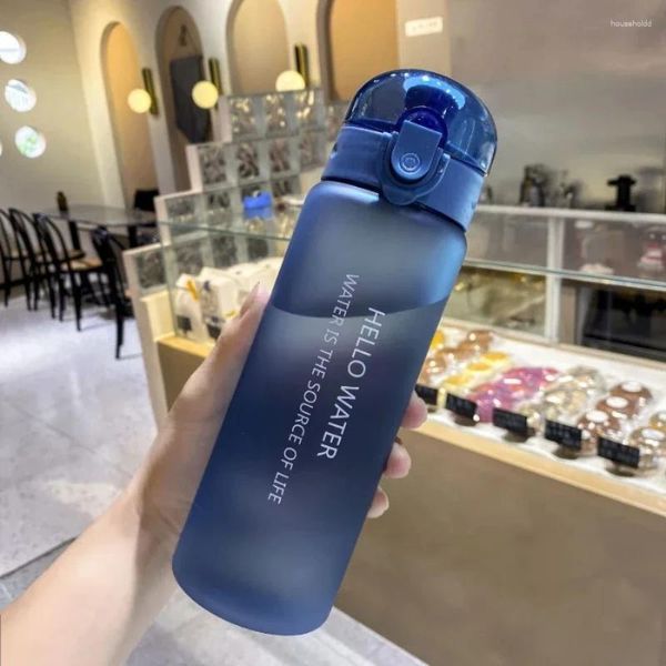 Su Şişeleri İçmek İçin Plastik Şişe Taşınabilir Spor Kupası Kahve Mutfak Araçları Çocuk Okulu 780ml