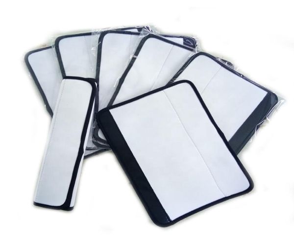 Sublimazione Blanks White Party Fai da te Car Seat Belt Pad Cover Neoprene Comodo ricambio Tracolla Pads Universal Cars Sea3046284