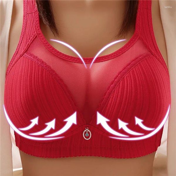 Reggiseni a coppa piena regolabili sottili e morbidi senza fili, reggiseno da yoga, reggiseno push-up da donna, meno bralette, biancheria intima sexy per ragazze