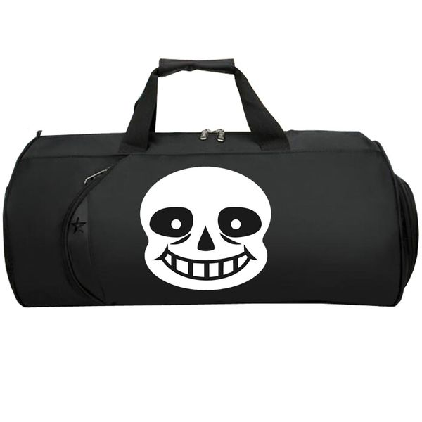 Borsa a tracolla Sans Borsone Undertale Borsa Skull Brother Game Player Custodia a tracolla con stampa di immagini Borsone fotografico