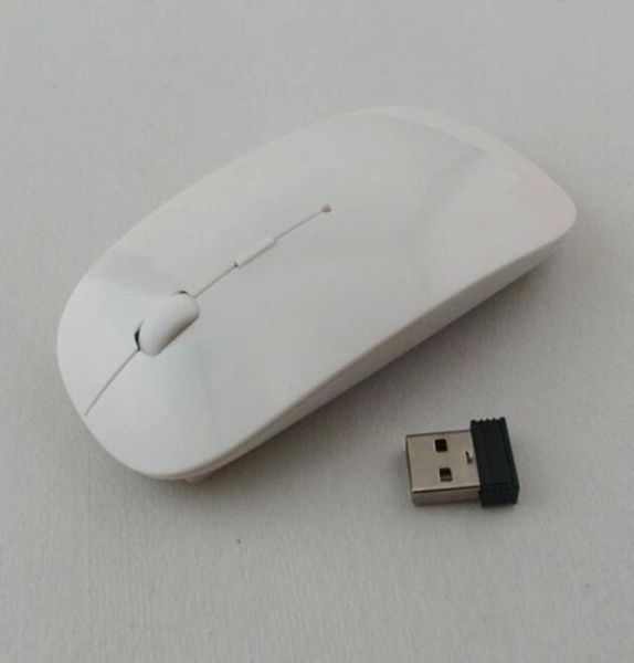Новая оптическая беспроводная компьютерная мышь с разрешением 1600 точек на дюйм, супертонкая мышь с приемником 24G для ПК, ноутбука4650172
