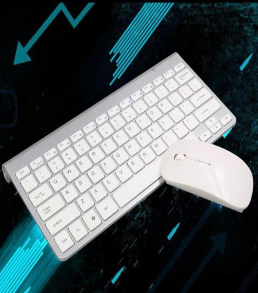 2019 НОВАЯ беспроводная клавиатура и мышь, комбинированная клавиатура 24G, ультратонкая беспроводная мышь для Apple Keyboard Style Mac Win 7810 TV Box 3167435