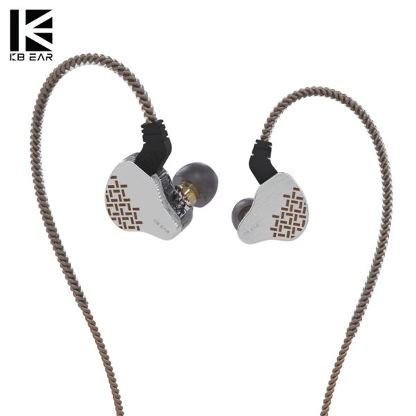 Kopfhörer KBEAR Rosefinch HIFI-Kopfhörer 4-Kern OFC-Draht Dynamischer Treiber IEM-Monitor mit Mikrofon 3,5-mm-Stecker KBEAR Kabelgebundener Kopfhörer