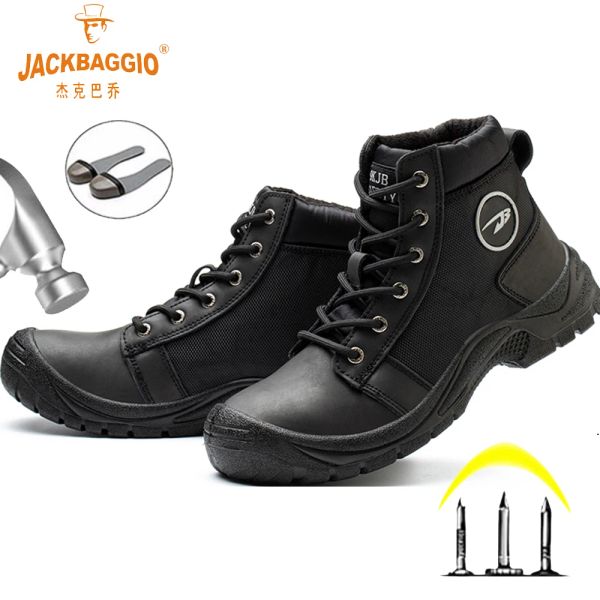 Stiefel Winter Herrensicherheit Stiefel warm Stahl Zehen Arbeit Mann Sicherheit Stiefel Männer Antisme Arbeit Sicherheit Sneaker Schuhe Reiten Wanderschuhe