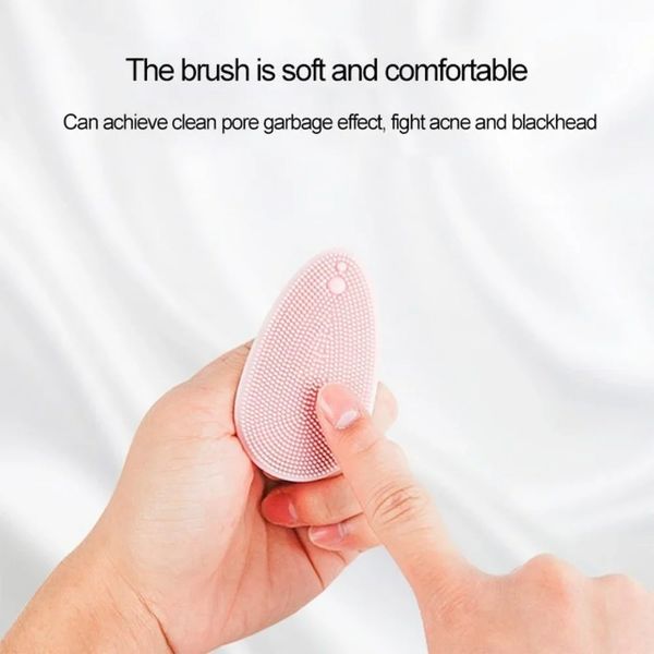 New Silicone Cleansing Brush Poros Deep Skin Care Facial Scrub Ferramenta de limpeza Mini escova de lavagem facial de limpeza de beleza suave para profundo para profundo