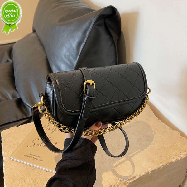 Fonte de fábrica pacote de alta qualidade textura axilas bolsa carteiro errante para mulheres 2024 nova moda coreana corrente lingge ombro único crossbody pequeno