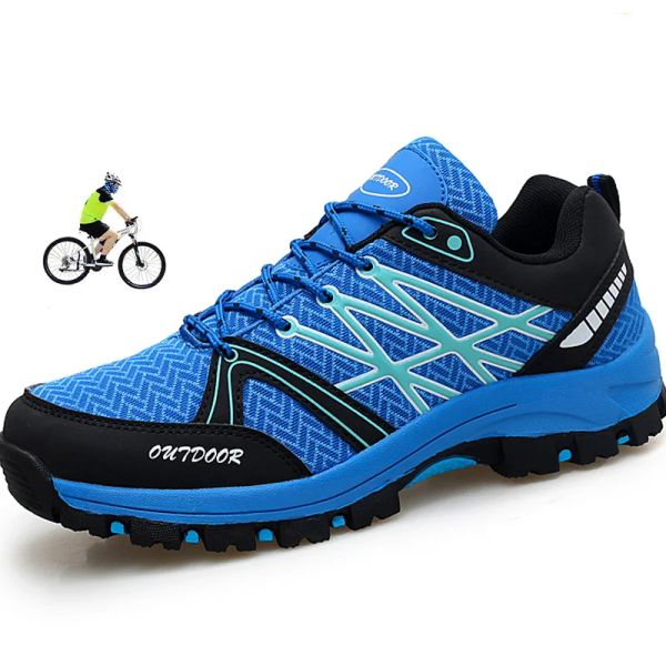 Calçados masculinos e femininos sapatos de ciclismo antiderrapante mountain road bike leve esportes ao ar livre caminhadas bicicleta mtb tênis leve e respirável