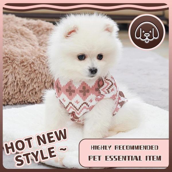 Hundebekleidung Böhmischer Stil Kleidung Sommer Haustierweste für kleine mittelgroße Hunde Welpenkatze T-Shirt Niedliches Chihuahua-Kostüm Produkte Outfitt