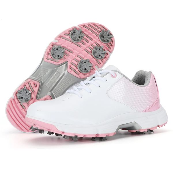 Botas novas sapatos de golfe à prova d'água feminino, tênis de golfe ao ar livre tênis de golfe ladries Big Size 3541 Sport Golfing Shoes Women Athletic Sneakes