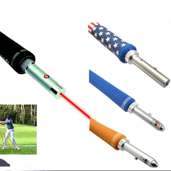 Aiuta il correttore dell'oscillazione del golf Allenatore dell'aereo laser Aiuto per l'allenamento dell'aereo da golf Swing Puntatore del golf Direzione del punto laser