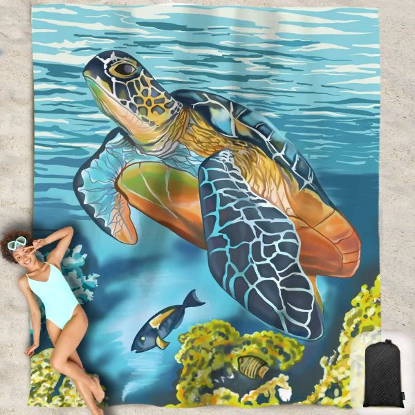 Коврик для пляжа, водонепроницаемый пескозащитный пляжный коврик большого размера без песка, моющийся портативный сетчатый мешок для путешествий и кемпинга на открытом воздухе