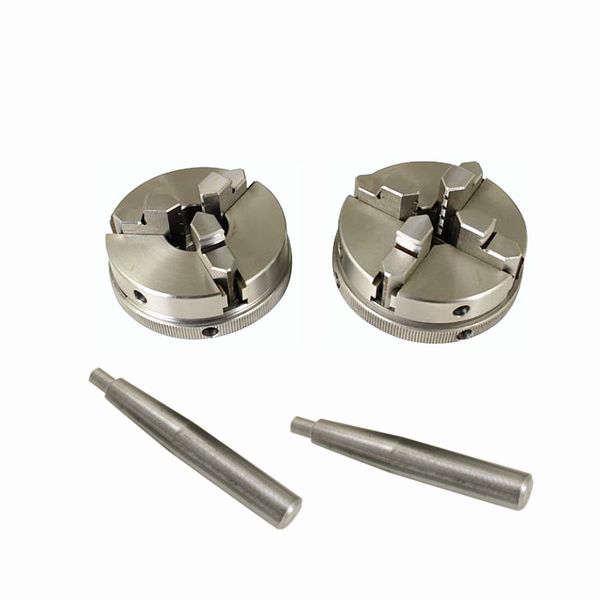 3 Backen 4 Backen Holzdrehfutter 50/65/80/90/125 mm manuelles Spannfutter selbstzentrierende DIY-Metall-Holzdrehmaschinenwerkzeuge