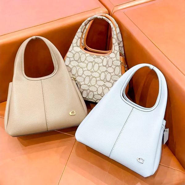 Coache Bag Lana 23 Sepet Tasarımcı Çanta Luxurys Çanta Hobo Deri Tote Omuz Under Emfed Hadley Söğüt Kova Kepçesi Bag Mans Crossbody Debriyaj Ayna Kalite Çanta