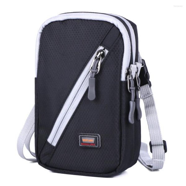 Tasche Schulter Frauen Telefon Handgelenk Outdoor Hand Männer Mode Nylon Wasserdichte Reise Messenger Casual Umhängetasche