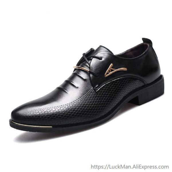 Botlar marka klasik adam sivri uçlu ayak elbise ayakkabıları erkek pu deri siyah düğün ayakkabıları erkek oxford resmi ayakkabılar artı boyut 48