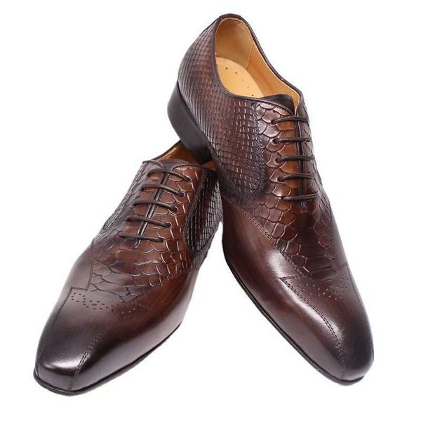 HBP produttore non di marca scarpe da uomo all'ingrosso in vera pelle scarpe oxford con guardolo Goodyear da uomo di design