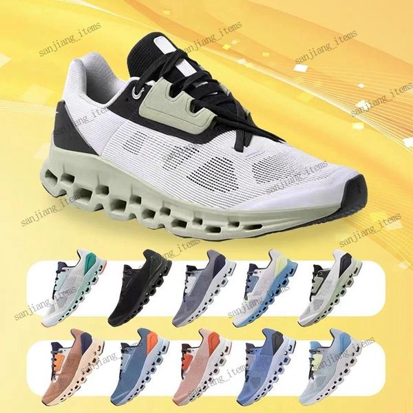 2024 0n Uomo Scarpe da corsa di ingegneria svizzera Sneakers Cloudstratus Blu Bianco Verde Atletico Walk Run Jogging Scarpe da ginnastica Cloudtec Runner Summer MESH Scarpe da tennis