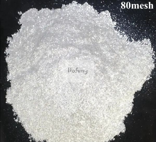 Sombra 500g super brilho diamante branco cristal pérola em pó pigmento para sombra de olho arte do prego pintura pigmento mica em pó