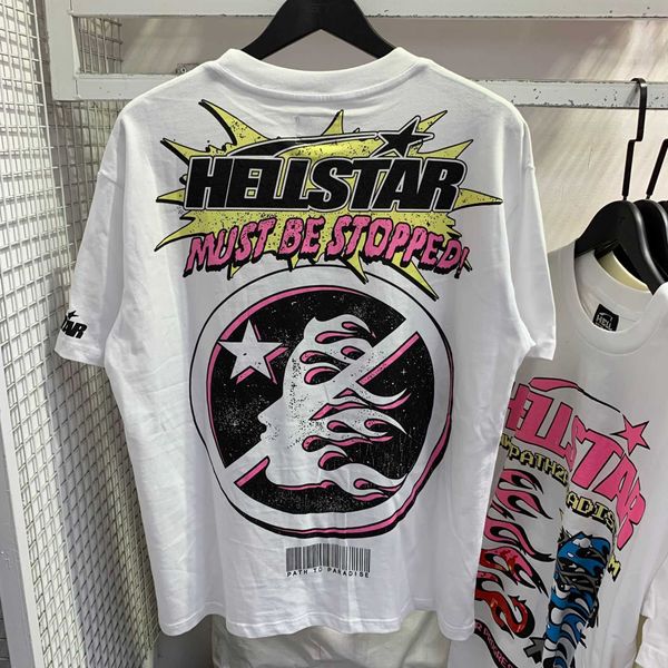 HellstarT Shirt Hell Star Explosion News Street Trend Hochwertiges kurzärmeliges T-Shirt für Männer und Frauen