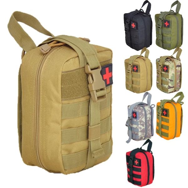 Borsa tattica da caccia di sopravvivenza Confezione da cintura Gilet militare Confezione di strumenti di emergenza EDC Kit di pronto soccorso medico da esterno Custodia da campeggio di sopravvivenza