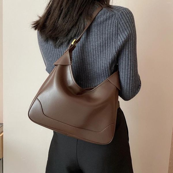 Borsa da ascella in pelle medievale Totes 2024 Borsa a tracolla monospalla retrò autunno e inverno alla moda