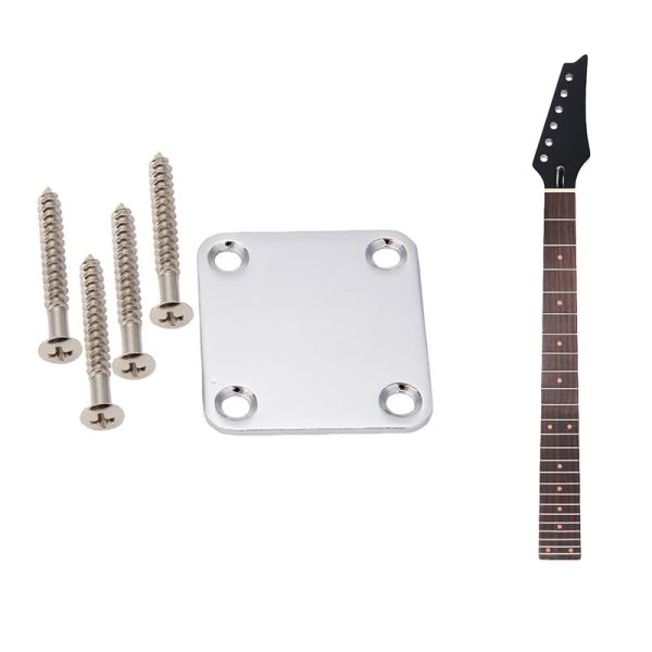 Gitar 1 Set Elektro Gitar Boyun Plakası Vidalı 1x 24 perde Yeni Yedek Akça