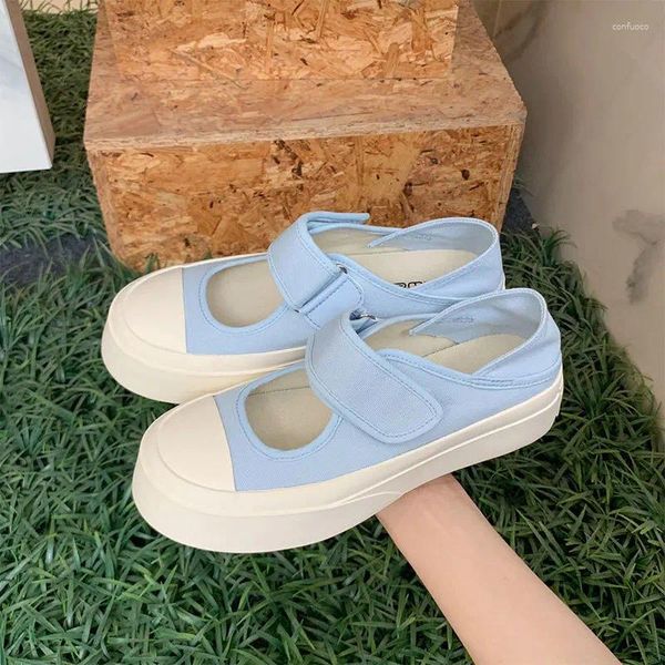 Scarpe casual Tela uniforme di alta qualità Femmina Hong Kong Gusto di nicchia Retro Grande testa Studente stile college Donna