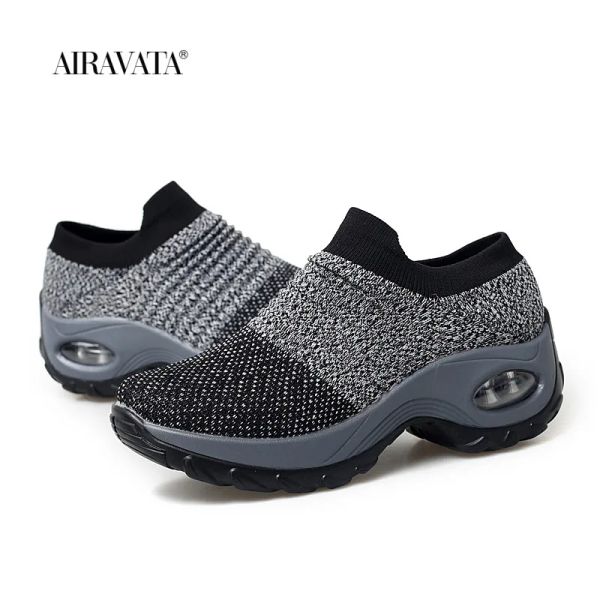 BOOTS SNEAKERS MULHERES CASUAL CASUAL TENNIS SAPAÇÃO FECIMENTAS FECHERN BOTTL SPORT SLAFT SPORT Hight Platform Platform Tenis Feminino