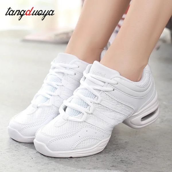 Сапоги Hot Sales Sports представляют собой мягкая подошва для дыхания кроссовки для обуви для женской тренировки современная танцевальная джазовая обувь 3542