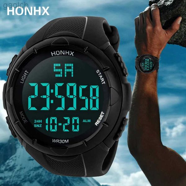 Armbanduhren Luxus Männer Analog Digital Militär Sport Led Wasserdichte Armbanduhr 2023 Männer Sport Uhr Intelligente Elektronische Uhr Relogio 24319