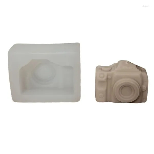 Moldes de cozimento Câmera em forma de silicone DIY Handmade Soap Mold Chocolate Mold Fazendo Dropship