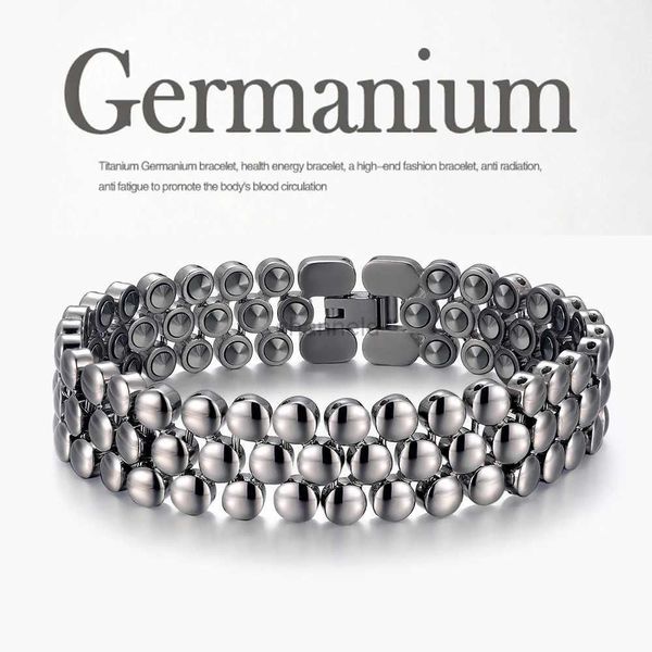 Bracciale Mesinya 99,9998% perline tedesche braccialetto in titanio braccialetto energetico terapeutico sano per uomo donna pratico cofanetto regalo set 240319