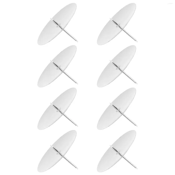 Titulares de velas 8 Pcs Bulk Taper Velas Suporte de Metal Festival Fixador Ferro Pilar Fixação Suprimentos