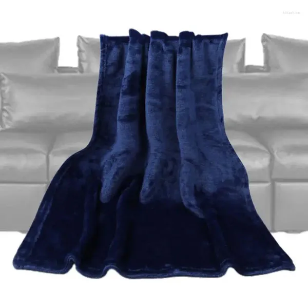 Cobertores Flanela Fleece Throw Cobertor Super Macio Fuzzy Aconchegante 50x70cm Durável Cor Sólida para Sofá Cama