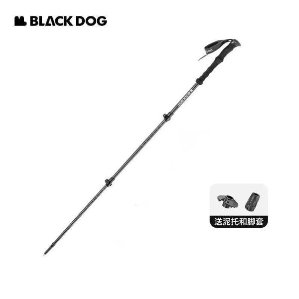 Sticks NaturehikeBlackdog 1 PCS Mountain Climbing Carbon Stick Ultra Light Fibra de Carbono Caminhadas EVA Handle Stick Escalada ao ar livre