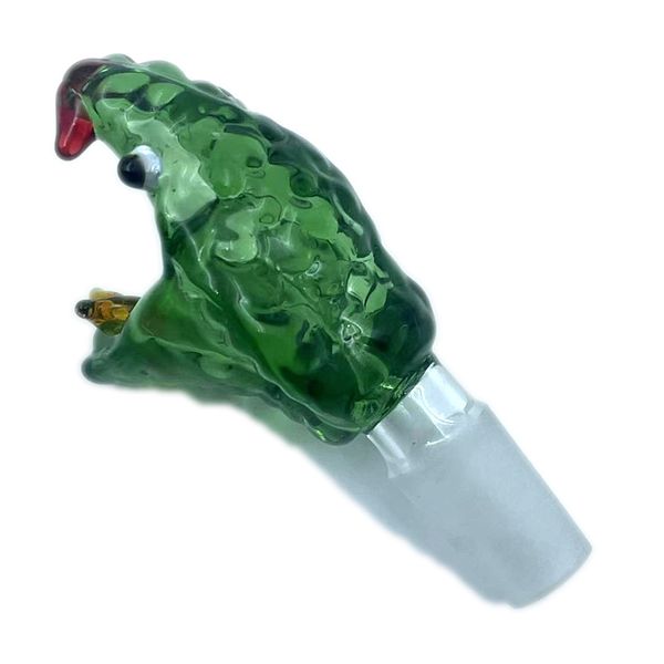 Cobra Smoking Glasschüsseln Slide Snake Mouth Mix Farben Filter Dicke Schüsselgelenke für Bongs Shisha Wasserpfeife