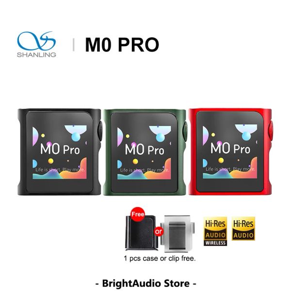 Jogador Shanling M0 Pro contrata áudio portátil HIFI Music Player MP3 USB DAC AMP Dual ES9219C Bluetooth 5.0 LDAC APTX PCM384 DSD125