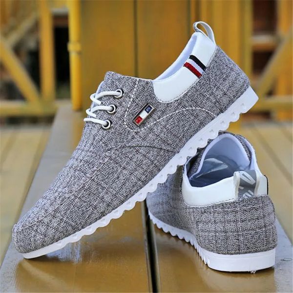 Sapatos sapatos de moda andando sapatos homens homens sapatos casuais 2021 primavera quente venda suweatabsorbant respirável lona casual homens acionando sapatos