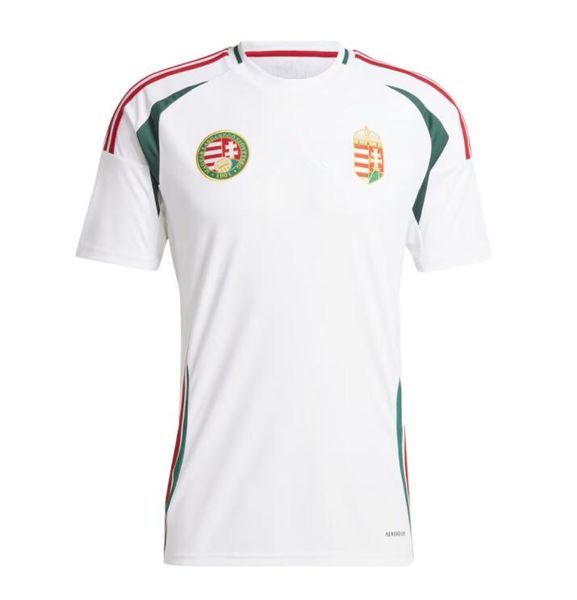 Camisetas Ungarn Fußballtrikot 2024 Euro -Pokal Ungarische Nationalmannschaft Home Red Away White Szoboszlai Football Shirts Gazdag Roland Shirt 8748