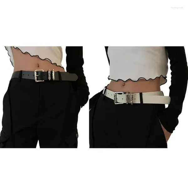 Cinture Ragazza Cintura sottile Fibbia da cowboy occidentale per abito jeans Cowgirl Country Girls 264E