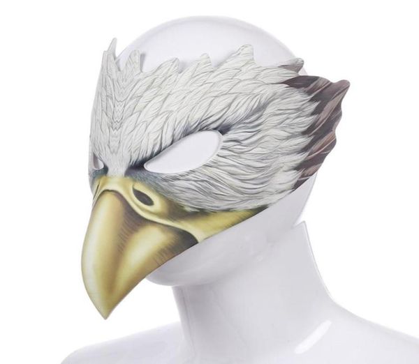 Parti Maskeleri Yenilik Aksesuarları Kuş Maskesi Masquerade Cadılar Bayramı Kostüm Yetişkin Çocuk Karnavalı Cosplay Giyin Kara Kartal Yüzü Kapak5156507
